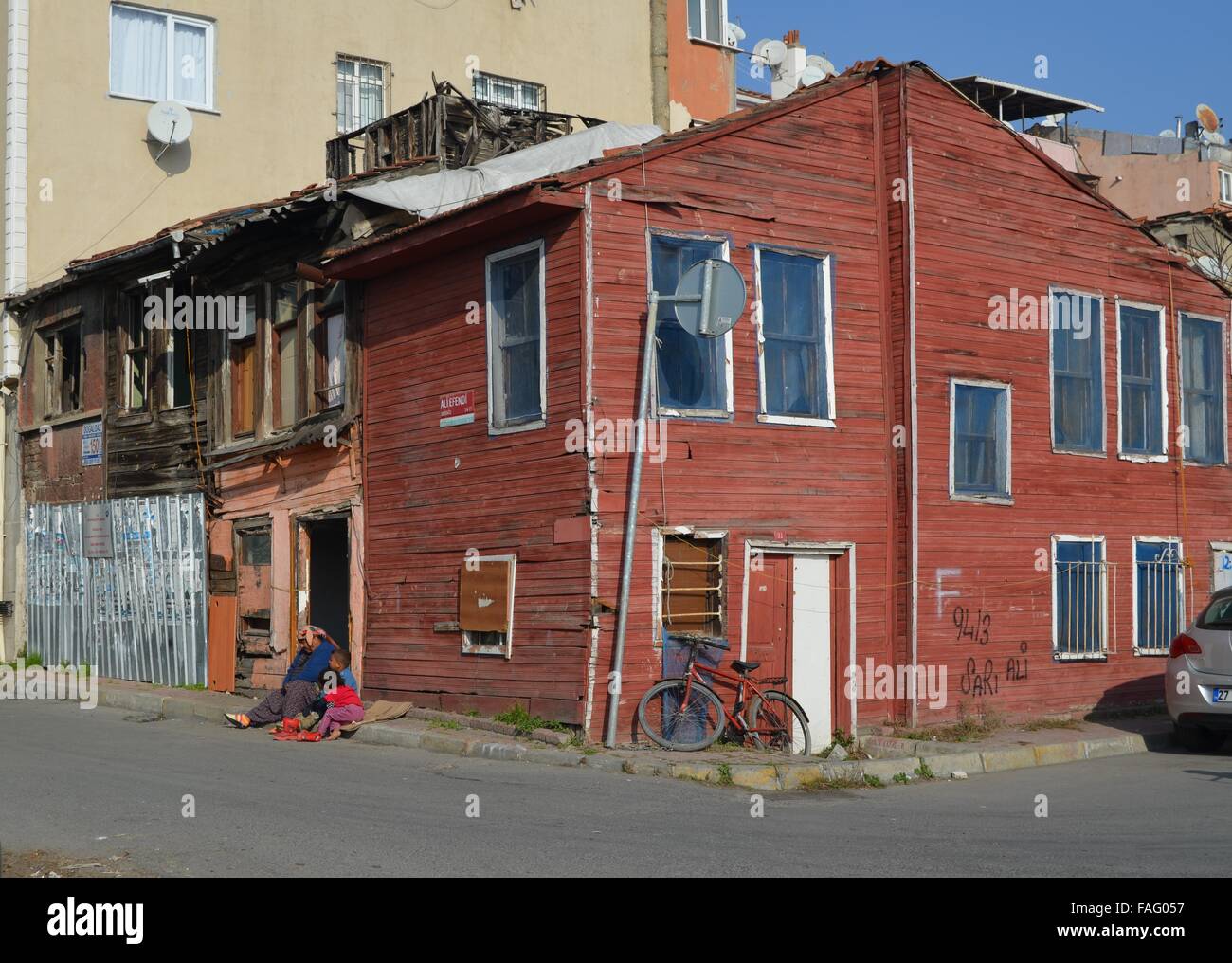 Casa di Yedikule Foto Stock