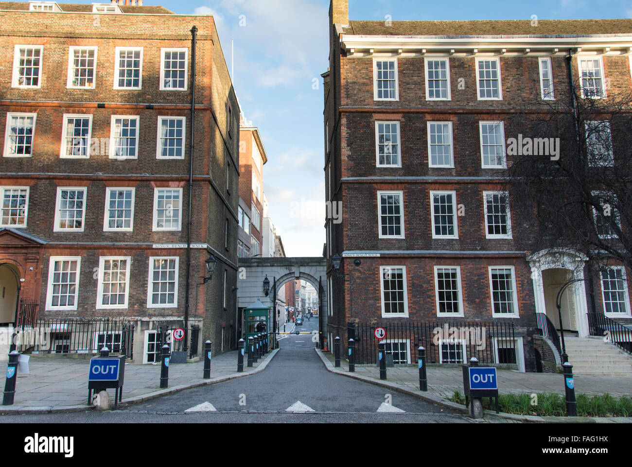 Banco di re a piedi, tempio interno. Locande di corte, Londra, Regno Unito, Foto Stock