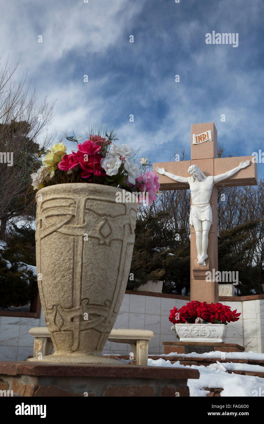 Golden, Colorado - La Madre Cabrini santuario sul Monte Lookout al di sopra di Denver. Foto Stock