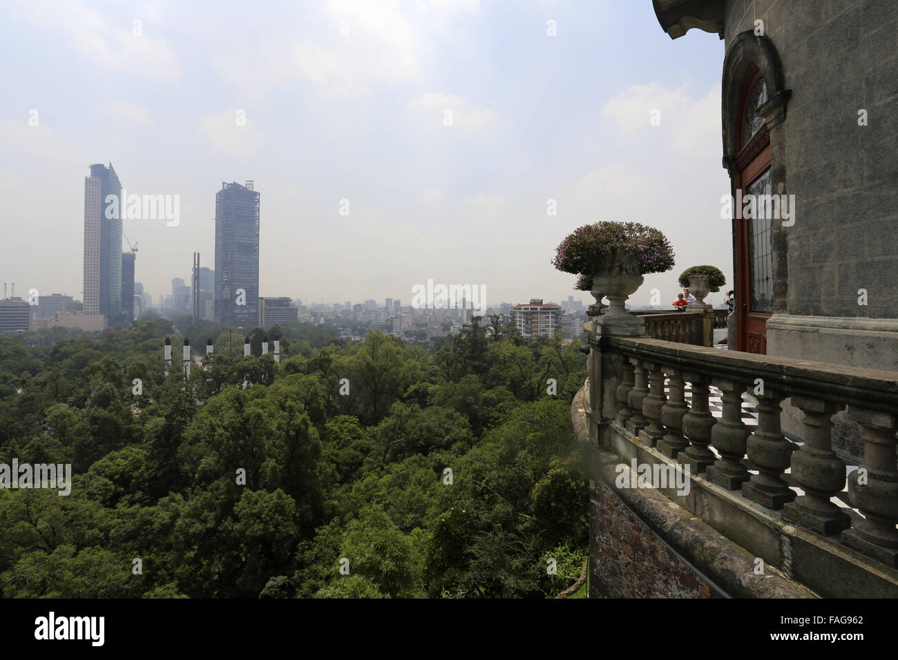 Nord America Messico il Castello di Chapultepec Foto Stock