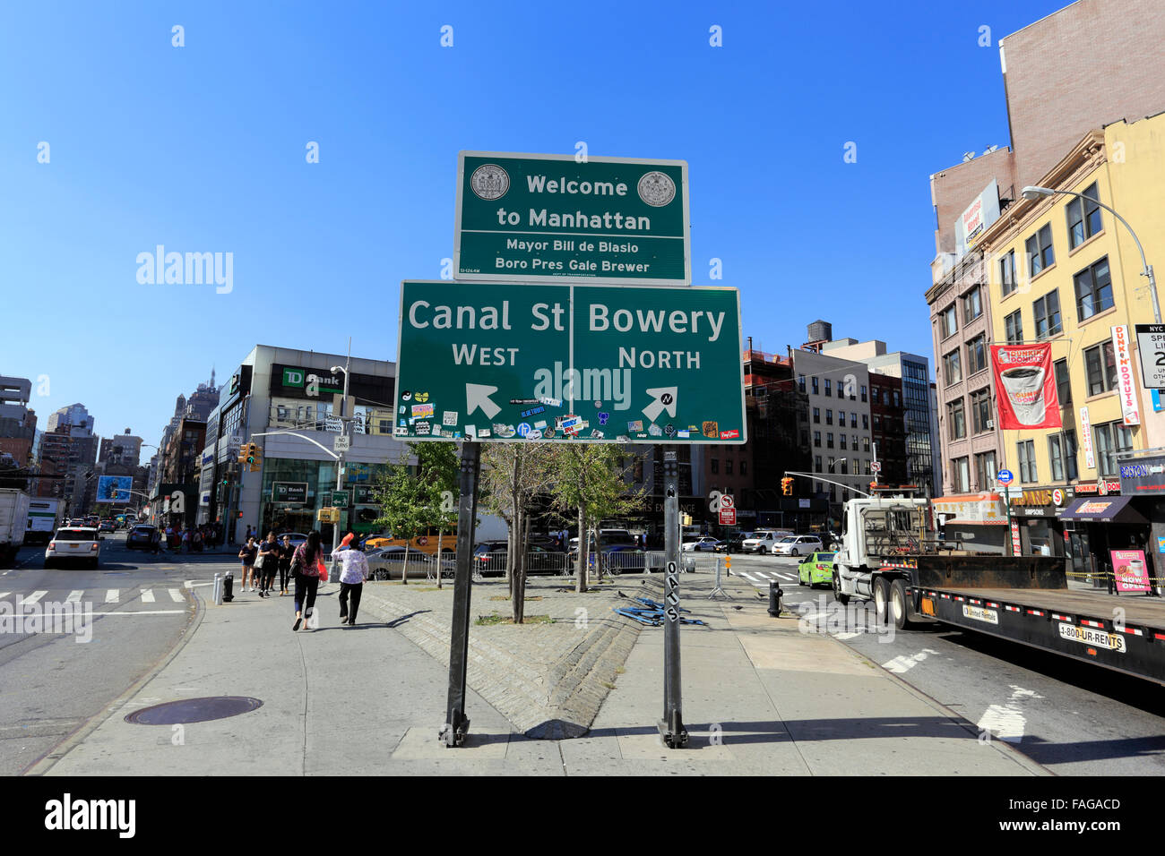 Chinatown Lower Manhattan New York City Foto Stock