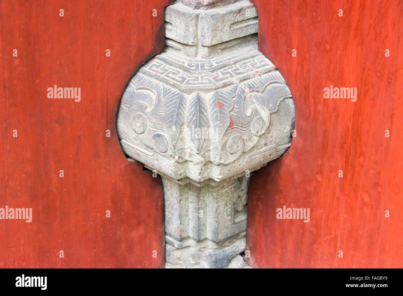 Dettagli architettonici in Il Giardino di Yuyuan, Shanghai, Cina Foto Stock