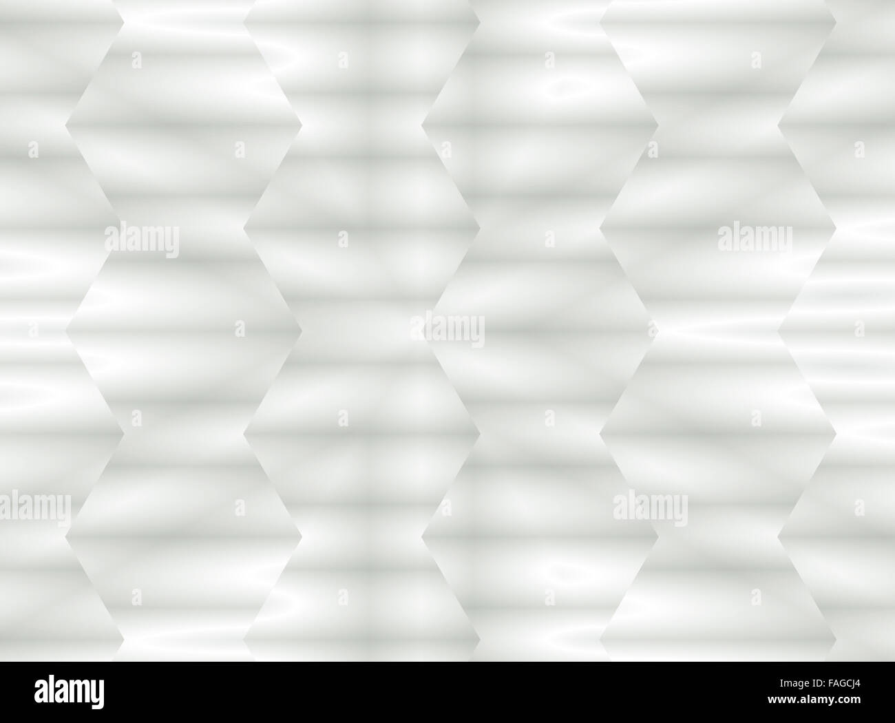 Sfondo astratto, moderno geometrico gradiente bianco esagoni Foto Stock