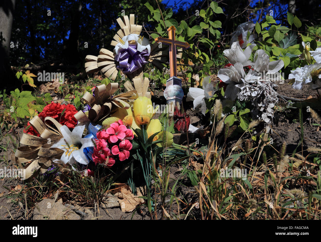 Strada memorial Yonkers New York Foto Stock