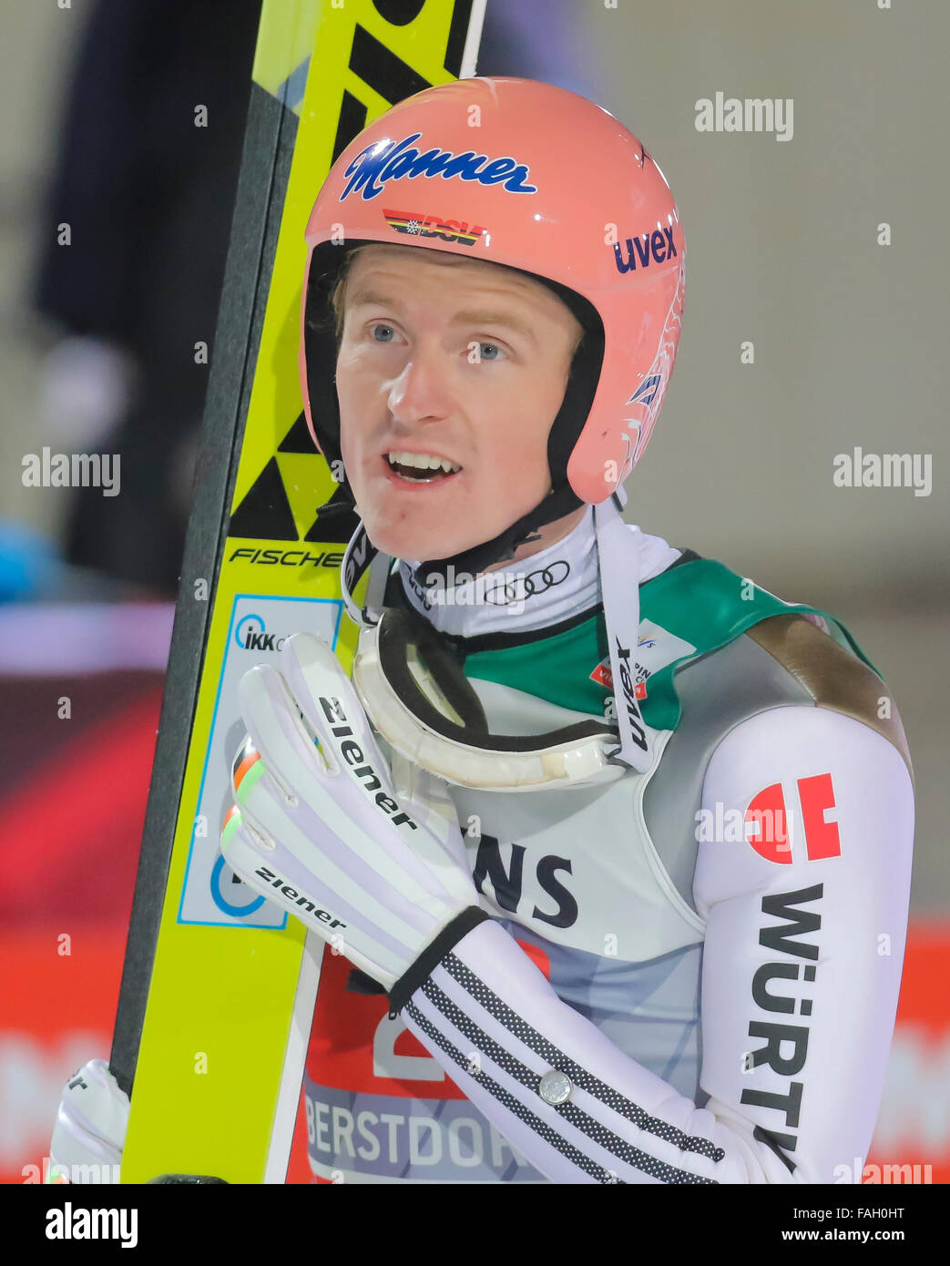 Oberstdorf, Germania. 30 Dic, 2015. Severin FREUND, GER in azione al Torneo delle quattro colline skijumping su dicembre 29, 2015 a Oberstdorf in Germania. © Peter Schatz / Alamy News Foto Foto Stock