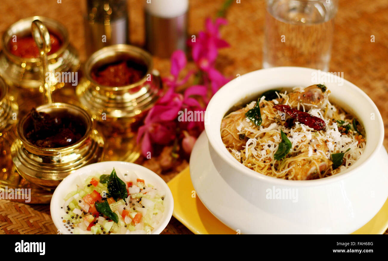 Di pollo cocco, Chennai, India Foto Stock