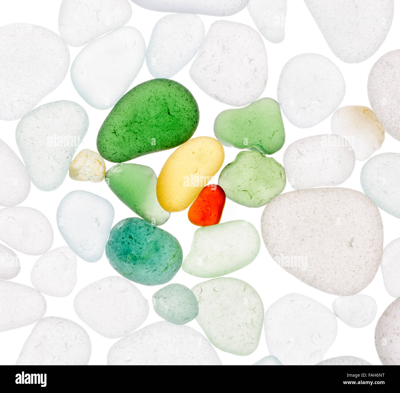 Mare di vetro Foto Stock