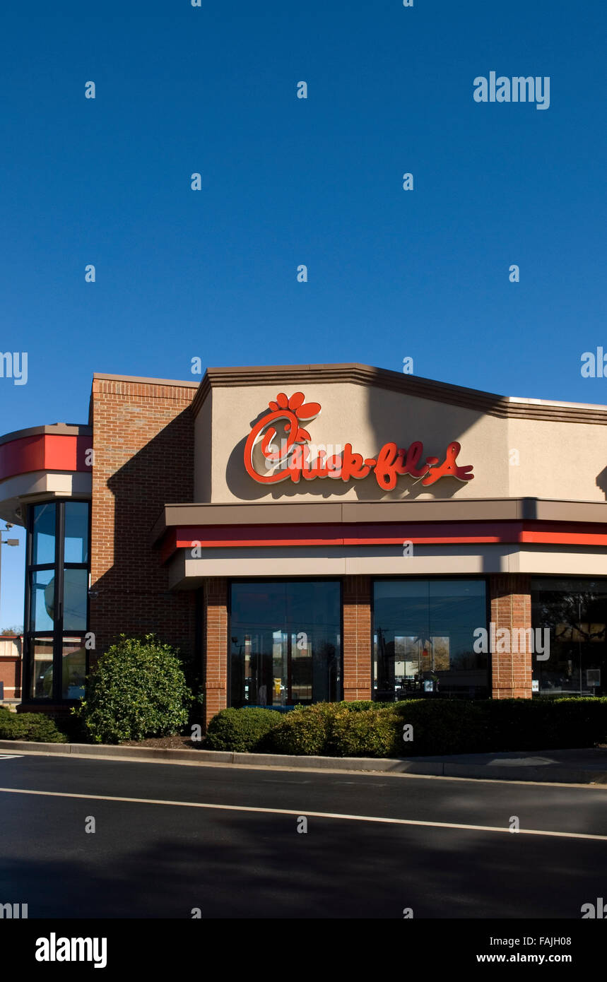 Chick-Fil-ristorante USA Foto Stock
