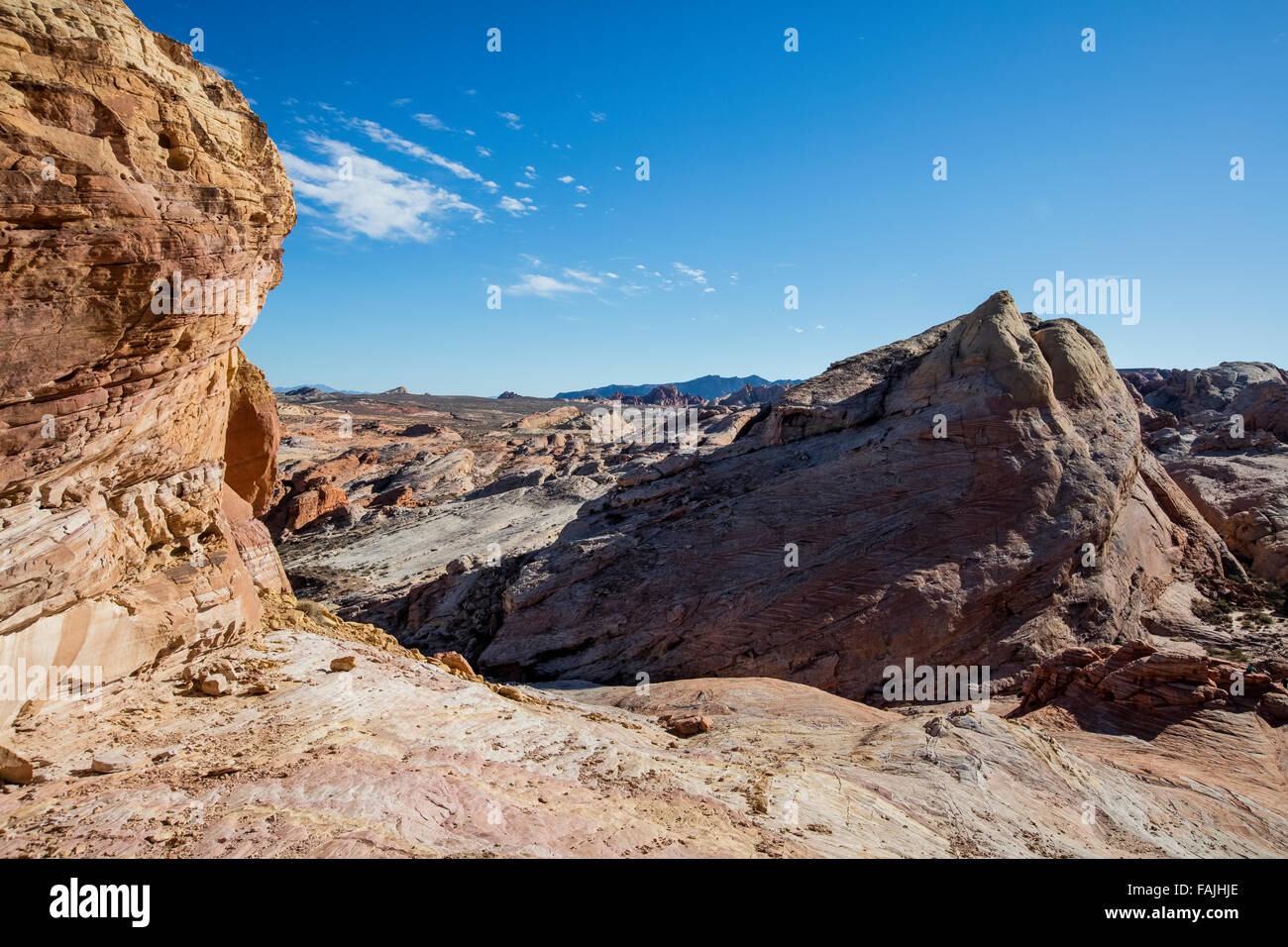 La Valle del Fuoco del parco statale, Nevada Foto Stock