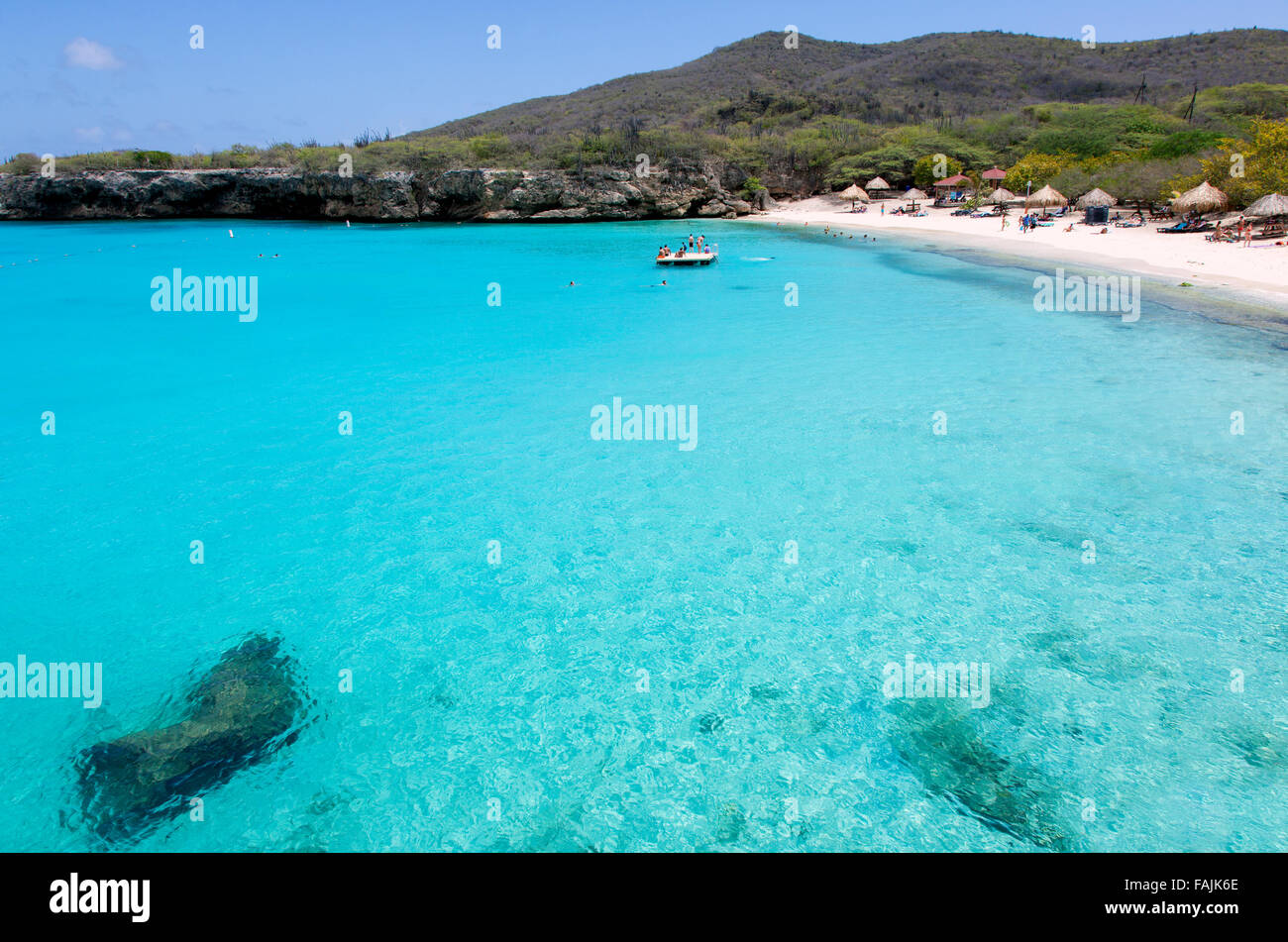 Knip Beach su Curacao Foto Stock