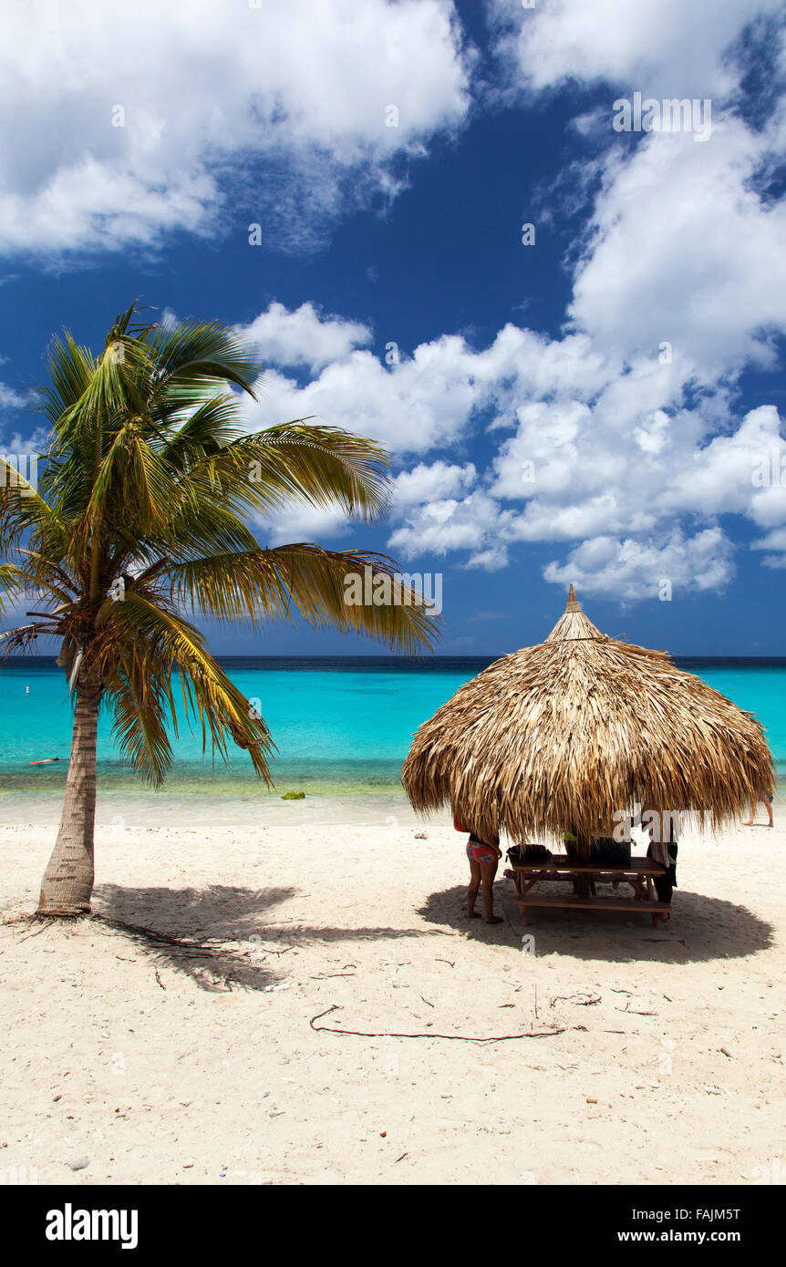 Knip Beach su Curacao Foto Stock