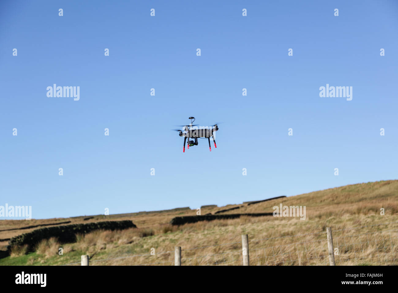 3DR Robotics solo UAV Consumer products drone Filming platform with fotocamere gopro controllate dallo schermo del telefono cellulare o del tablet Foto Stock
