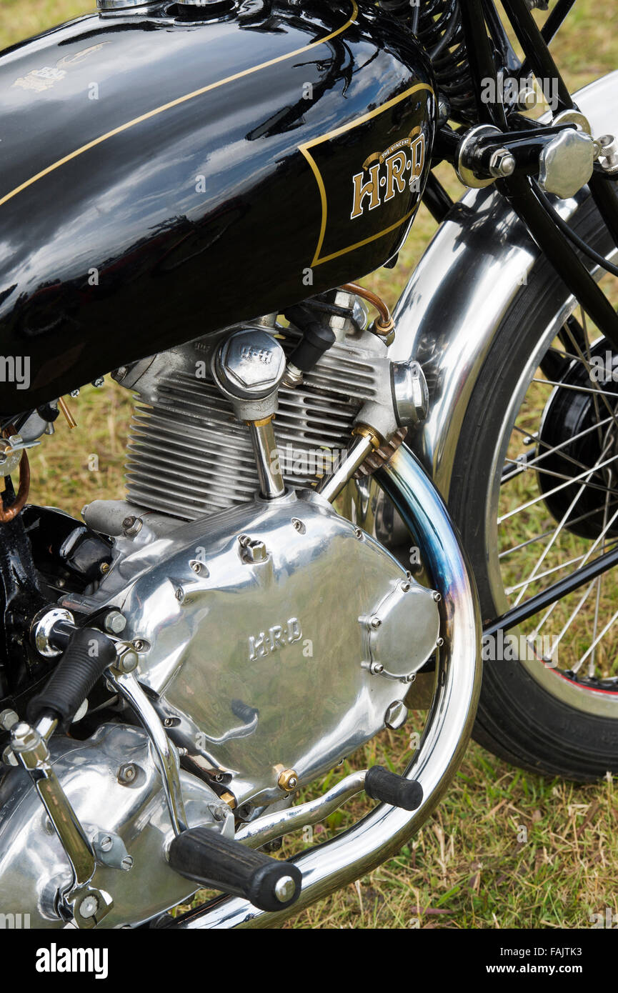 1950 di HRD vincent serie B Meteor 500cc motociclo. Classic british bike Foto Stock