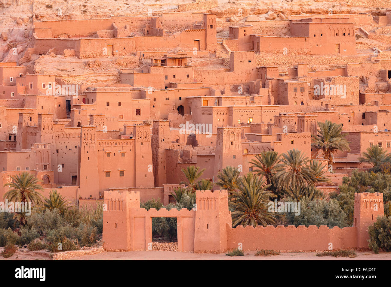 Ait Ben Haddou. Il Marocco. Il Nord Africa. Foto Stock