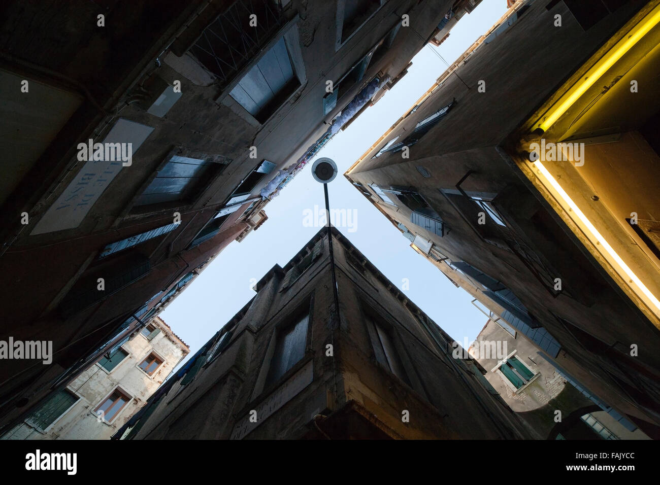 Vicolo di Venezia, Italia Foto Stock