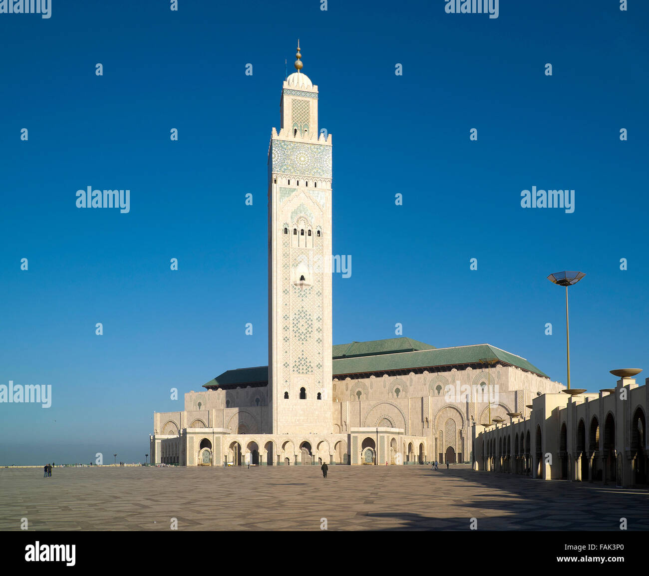 Moschea Hassan II, Casablanca, Grand Regione di Casablanca, Marocco Foto Stock
