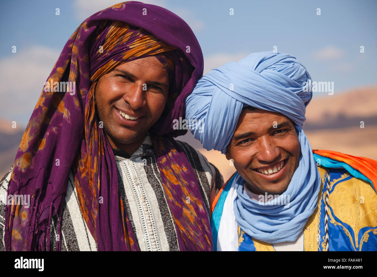 Ritratto. Tinerhir. Il Marocco. Il Nord Africa. Foto Stock