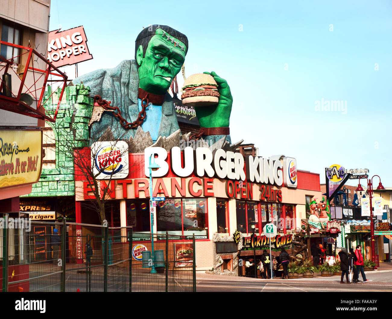 Burger King, Niagara Falls City, Ontario , Canada Foto Stock
