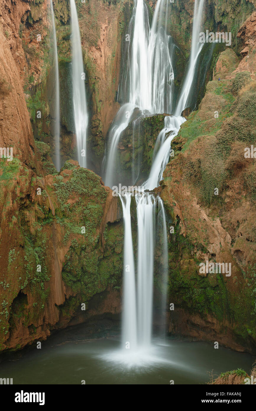 Cascate Ouzoud. Il Marocco. Il Nord Africa. Foto Stock