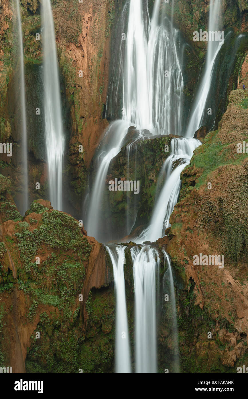 Cascate Ouzoud. Il Marocco. Il Nord Africa. Foto Stock