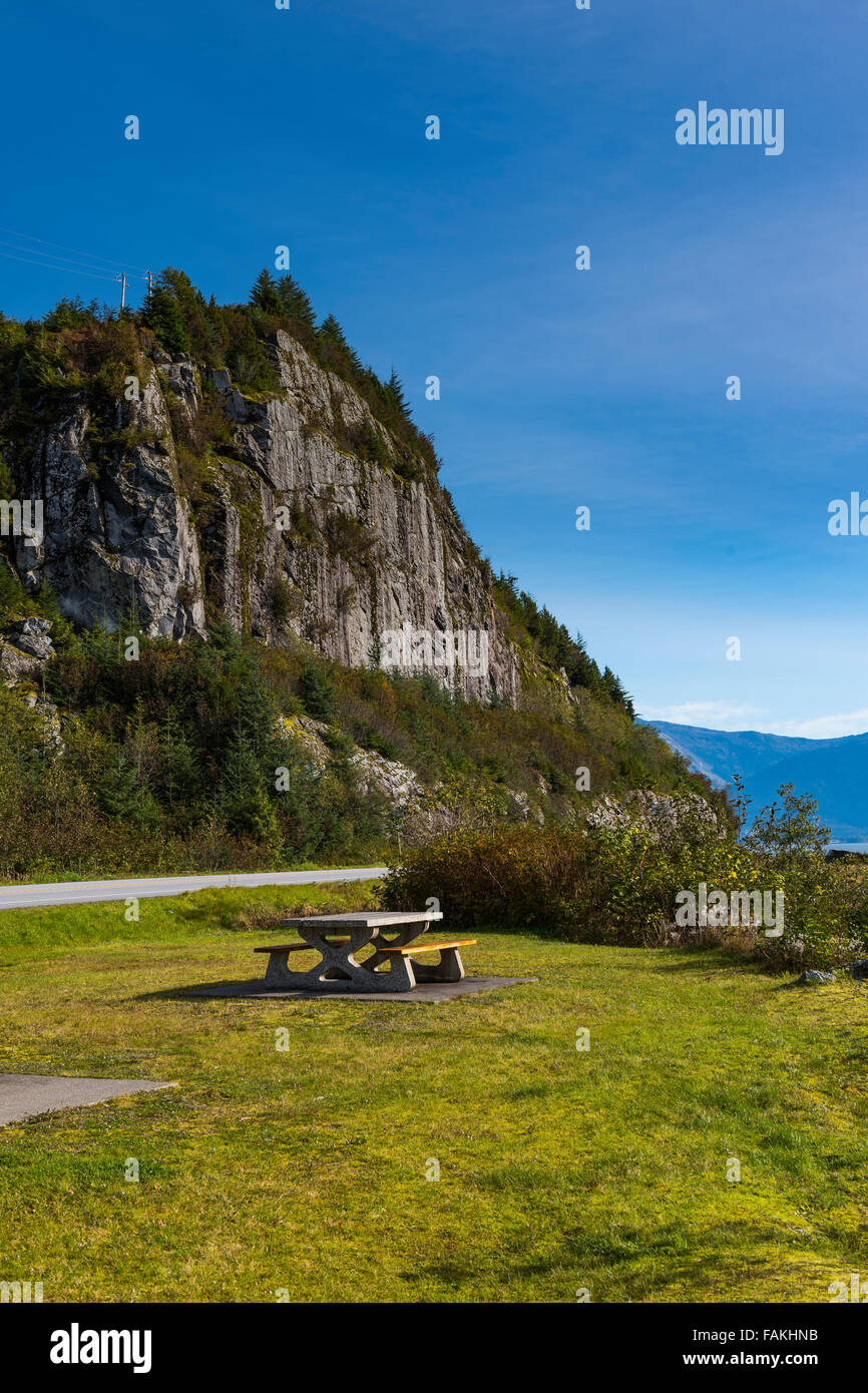 Vedute panoramiche della montagna della Columbia britannica in Canada Foto Stock