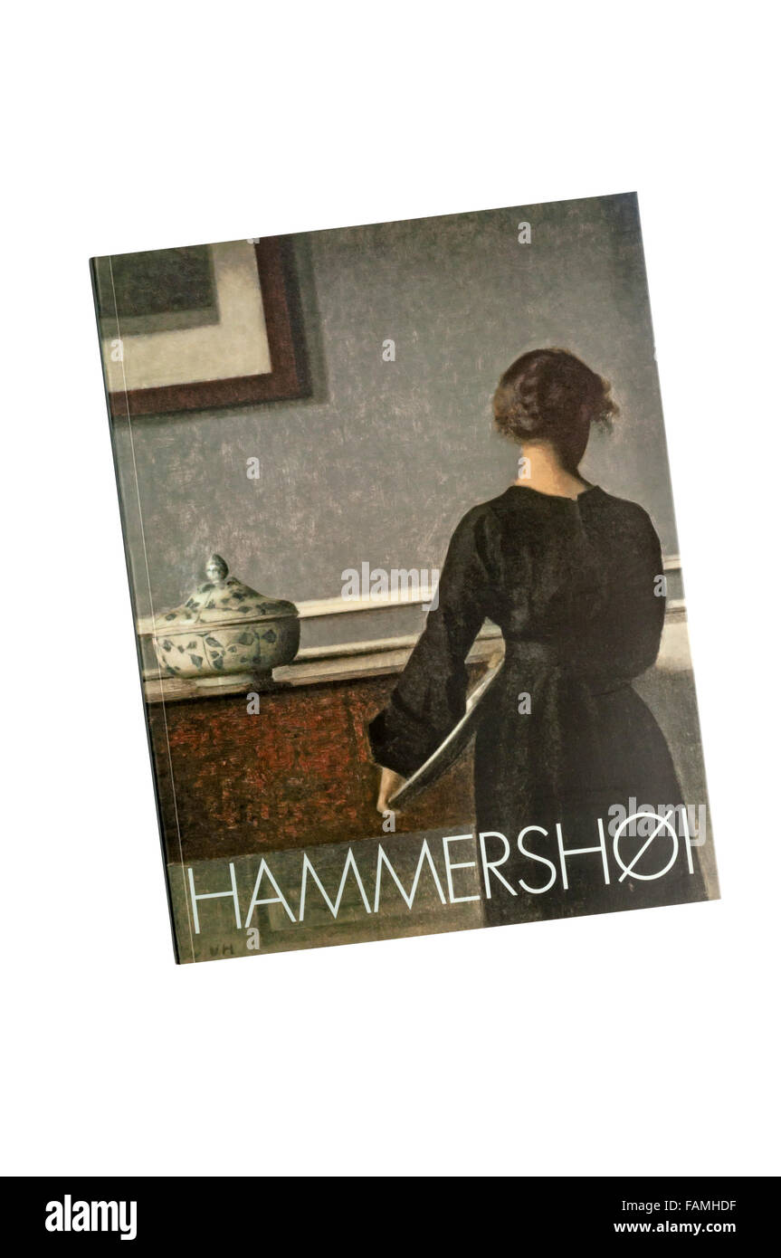 Catalogo per il 2008 mostra, Vilhelm Hammershoi: la poesia del silenzio, alla Royal Academy. Foto Stock