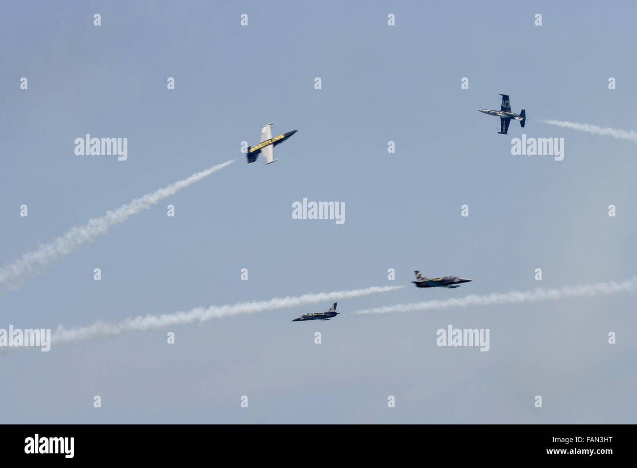 Breitling Jet Team a Chicago Air Show 2015 Foto Stock