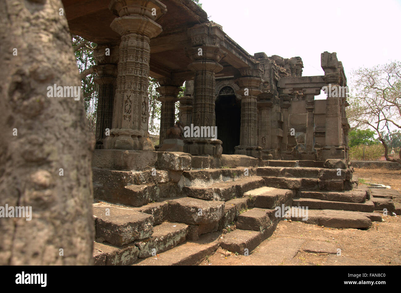 Aeshvar o aishwaryeshvar tempio, sinnar, Maharashtra, India Foto Stock