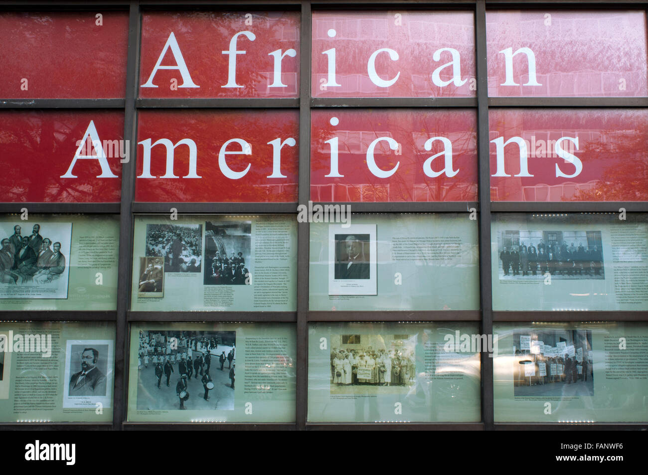 NEW YORK, esposizione di africani americani nel Museo del Barrio. 1230 Fifth Avenue e 104th Street. Telefono 212-831-7272. Foto Stock