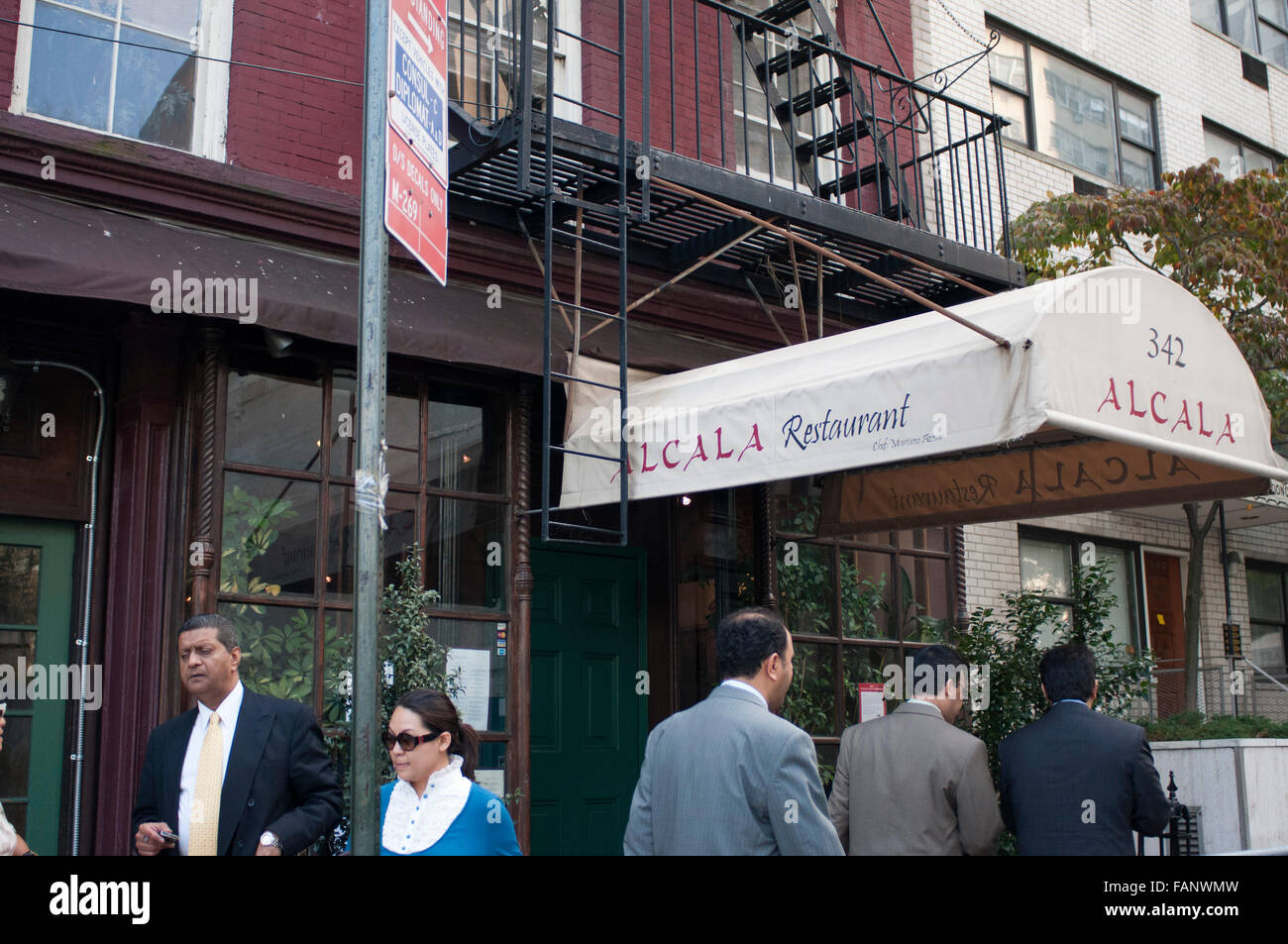 Alcala ristorante, New York, Stati Uniti d'America. La cucina spagnola. Alcala ristorante offre una raffinata esperienza basata su una versione aggiornata di tradit Foto Stock