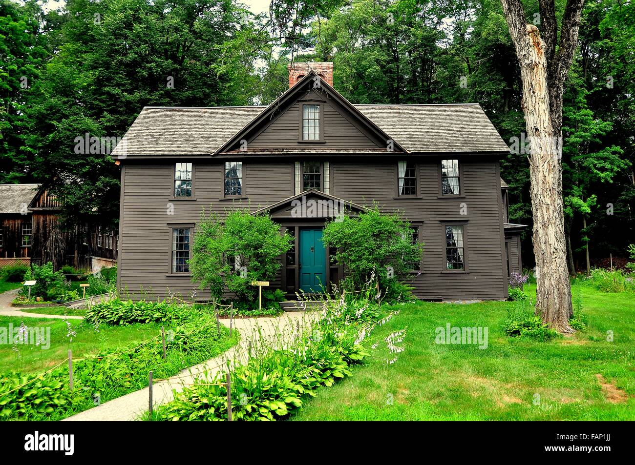 Concord, Massachusetts: Orchard House, casa di Louisa May Alcott da 1858 a 1877 Foto Stock