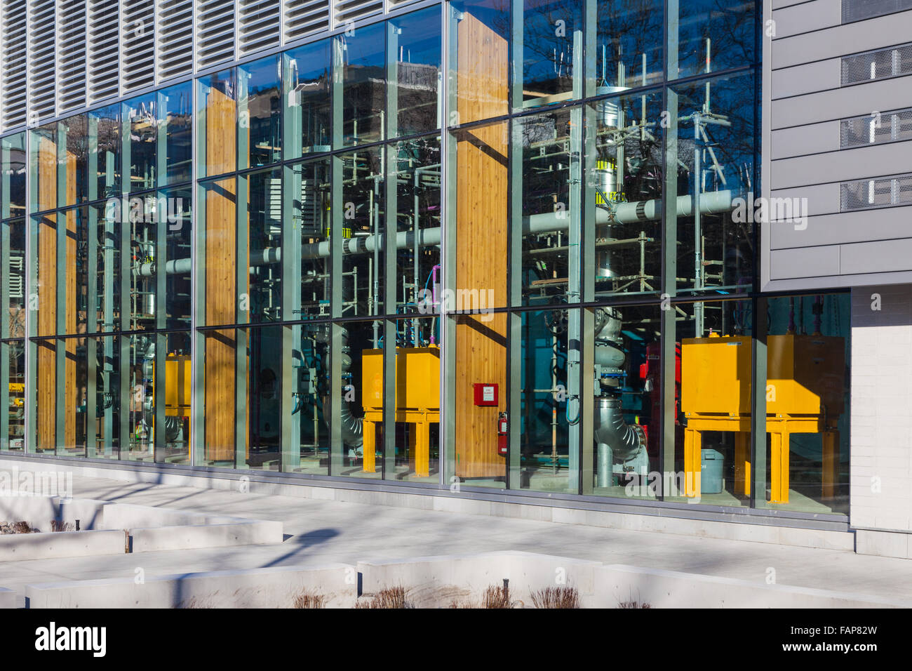 La nuova energia per la gestione e il controllo edificio del campus DELLA UBC Foto Stock