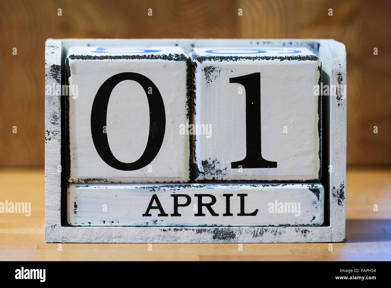 Il giorno dello sciocco di aprile Foto Stock