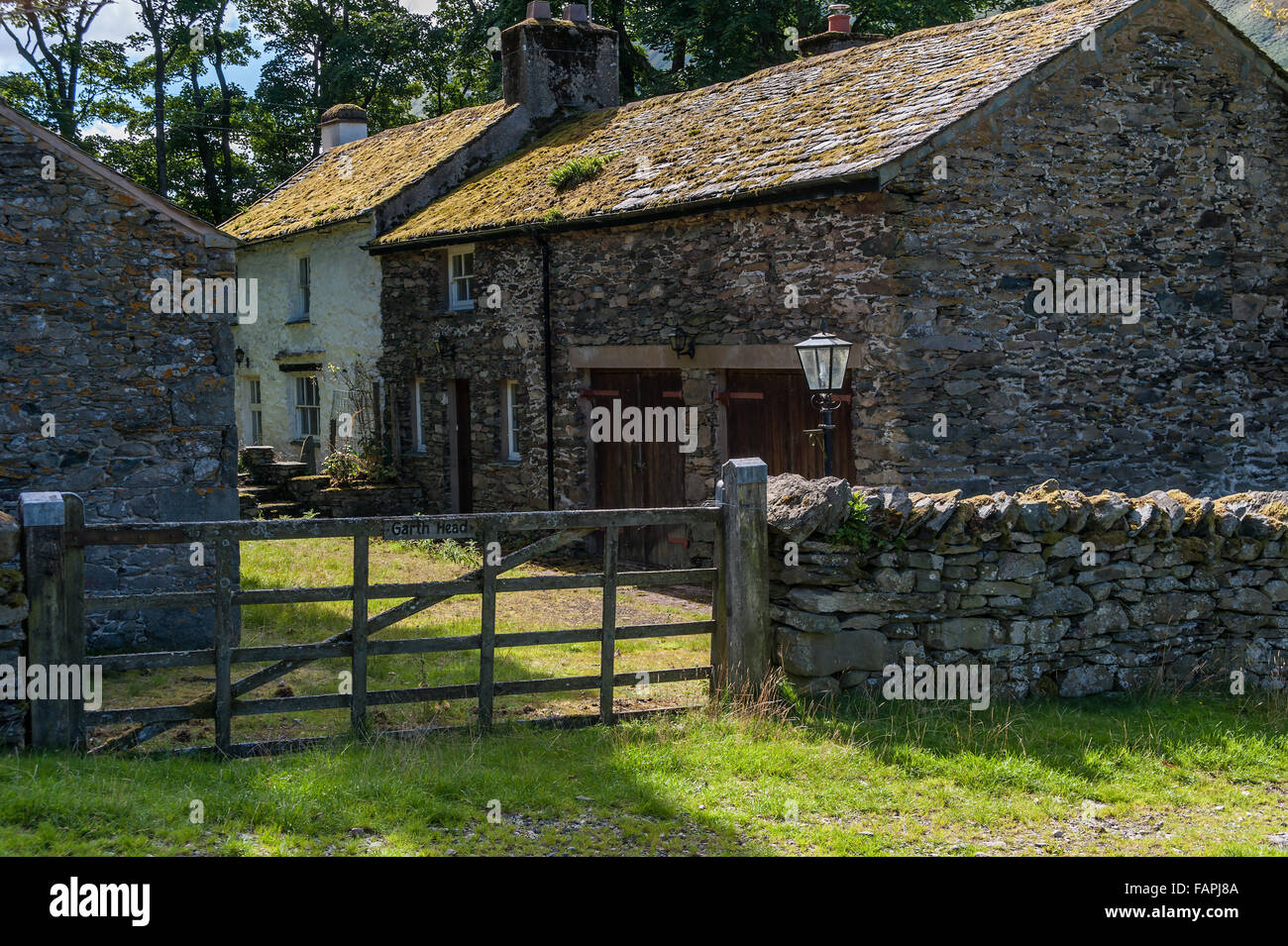 Garth Head Farm a Boredale il Distretto dei Laghi Foto Stock