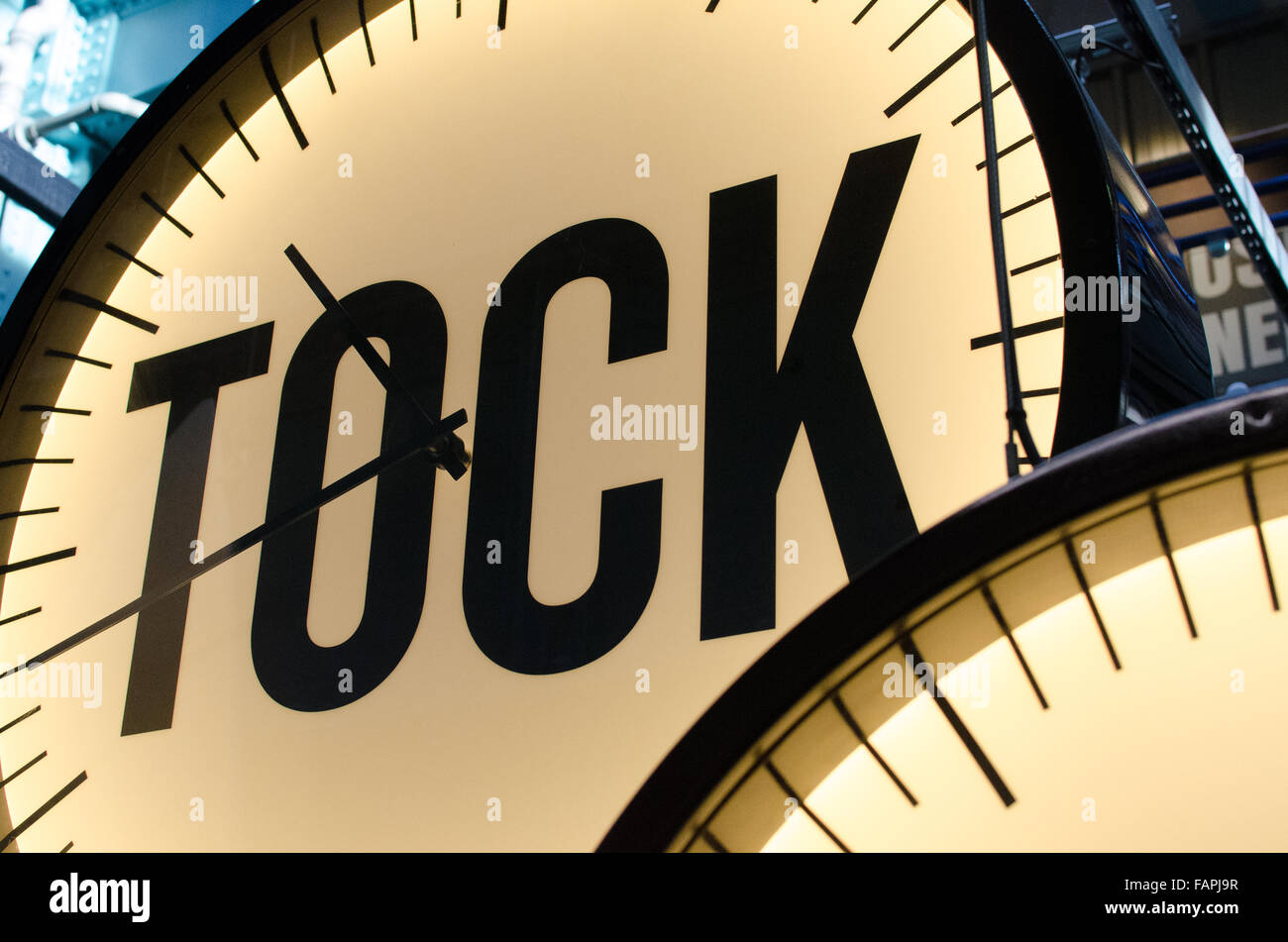 Guinness Storehouse orologio - Tock Annuncio Foto Stock
