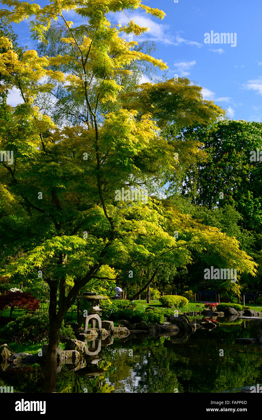 Kyoto Garden giardini Giapponesi style asian Holland Park City Notting Hill Gate Kensington London RM Floral Foto Stock