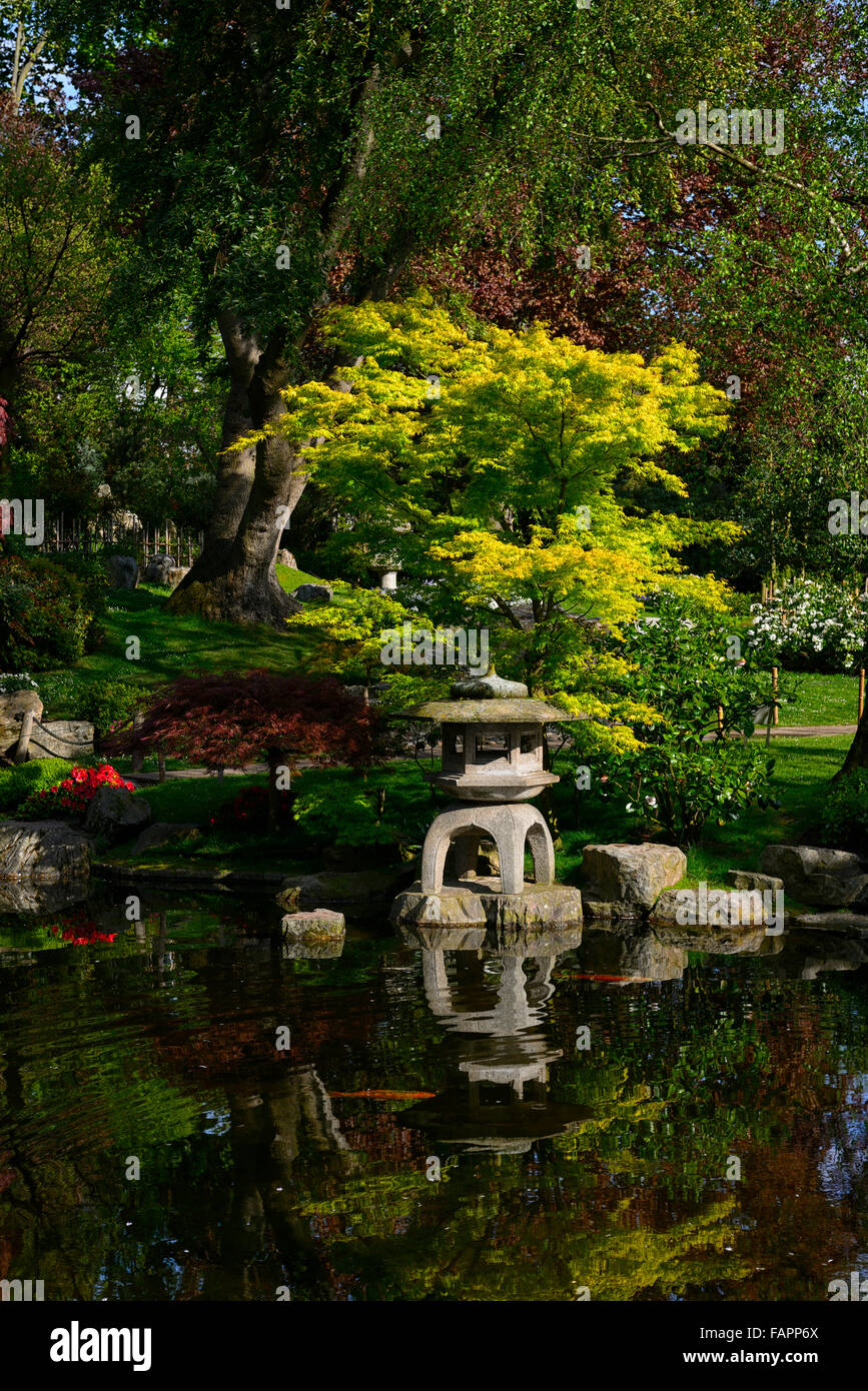 Kyoto Garden giardini Giapponesi style asian Holland Park City Notting Hill Gate Kensington London RM Floral Foto Stock