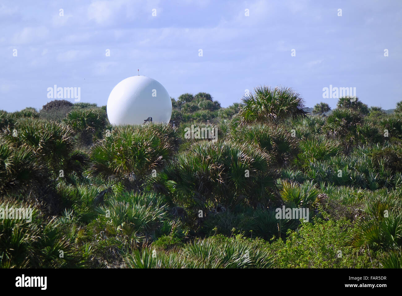 Parte della NASA Ponce de Leon stazione di tracking, New Smyrna Beach Foto Stock