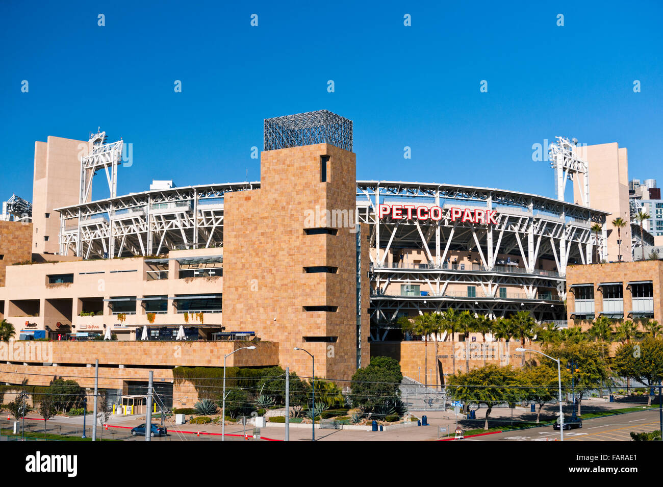 Petco Park Baseball Stadium nel centro cittadino di San Diego, California Foto Stock