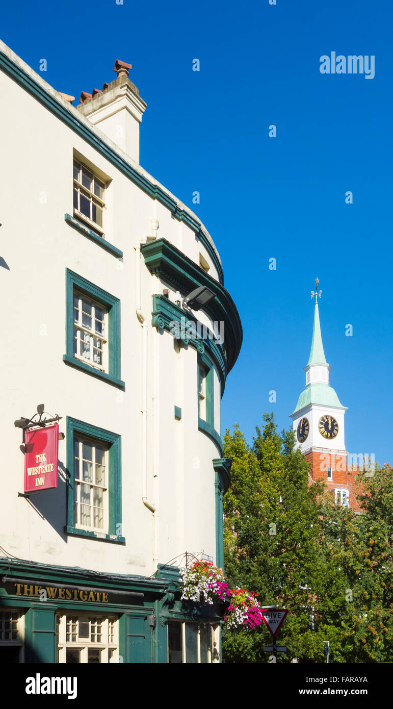 Westgate Inn a Romsey Road. Winchester, Hampshire, Inghilterra. Regno Unito Foto Stock