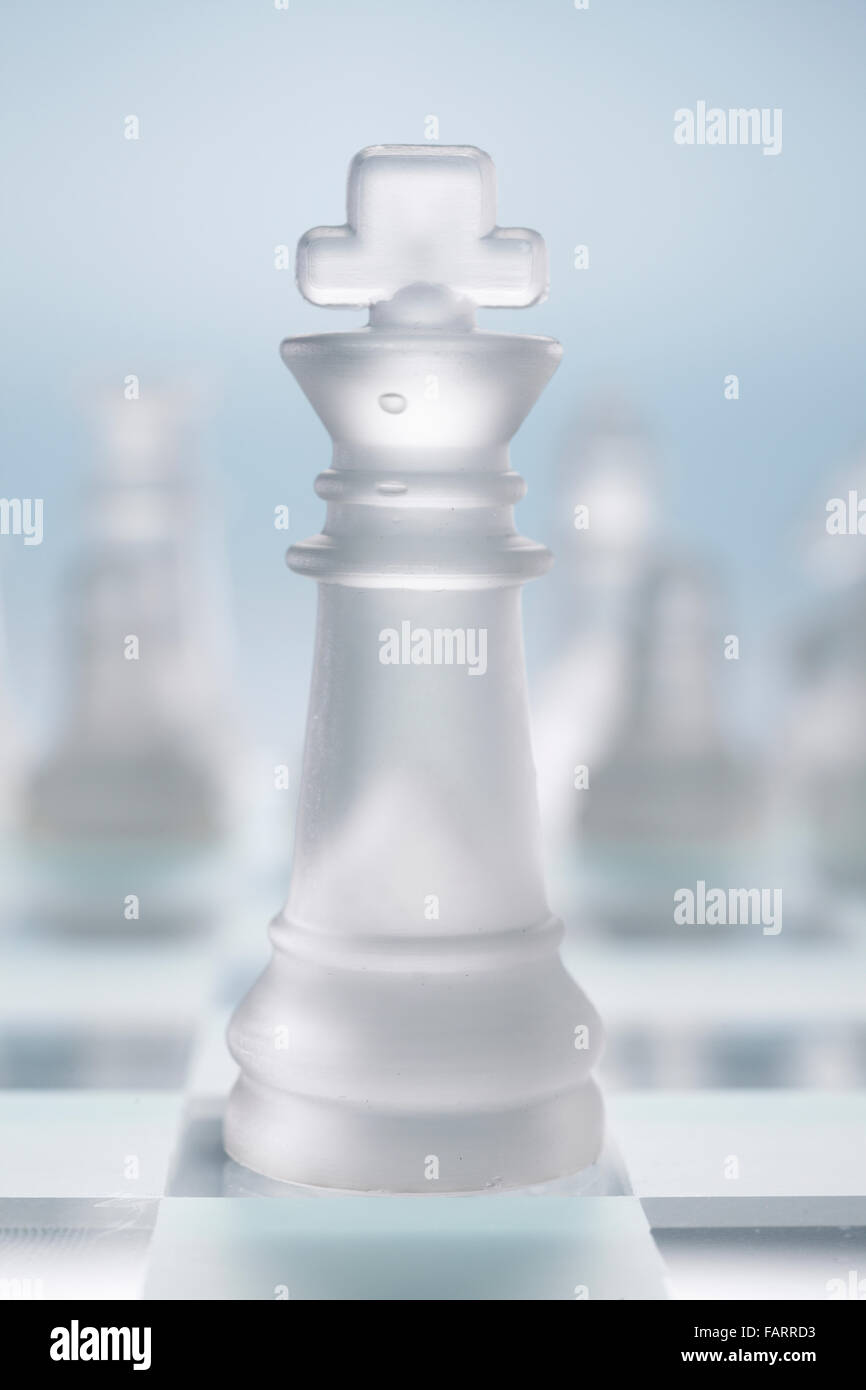 Immagini stock di vetro trasparente a scacchi Foto Stock