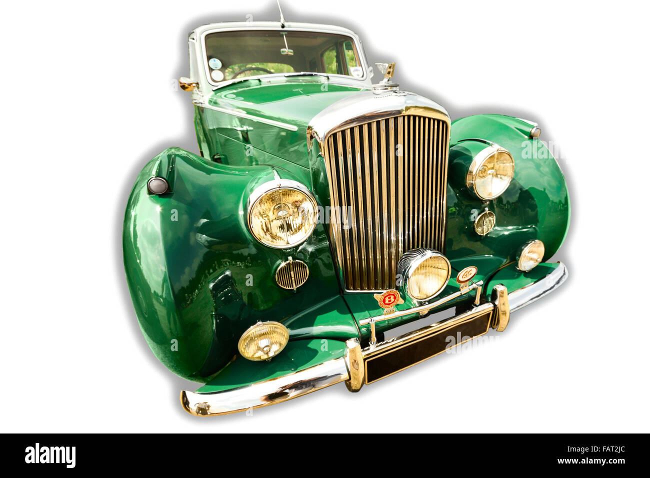 Billericay, Essex, Regno Unito - Luglio 2013 Summerfest. Classic Car Show, che mostra il modello di Bentley Foto Stock