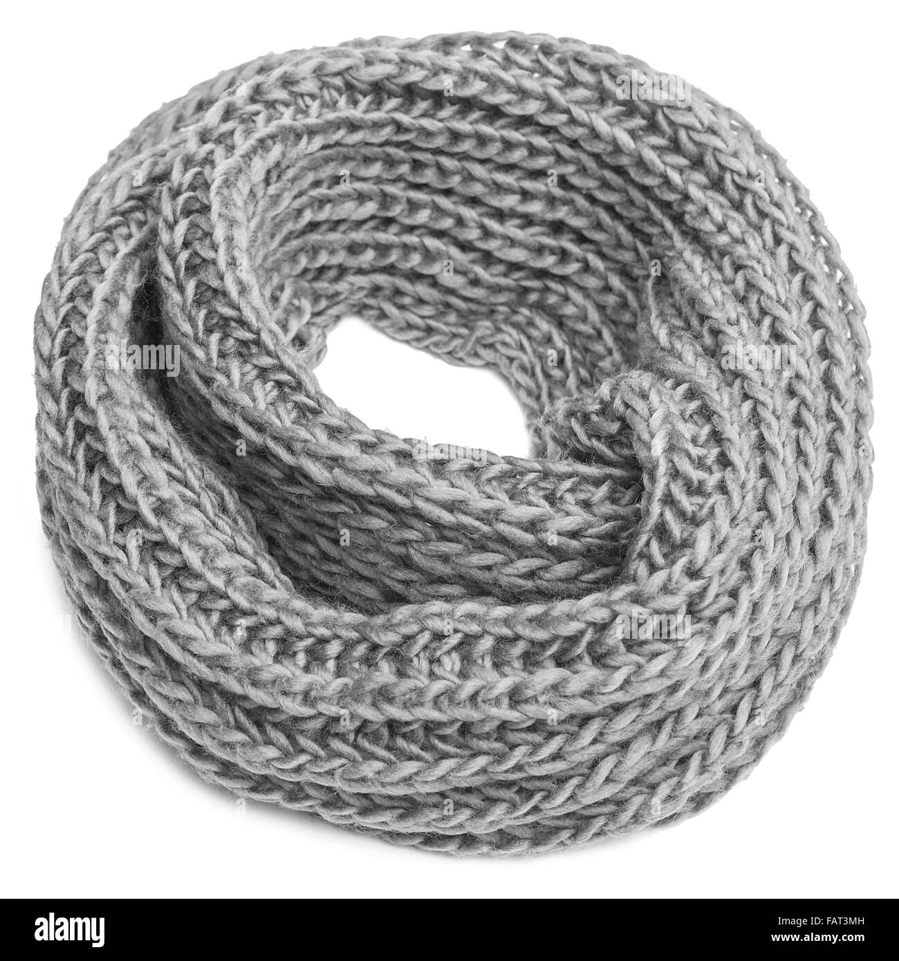 Sciarpa lavorata a maglia Foto e Immagini Stock in Bianco e Nero - Alamy