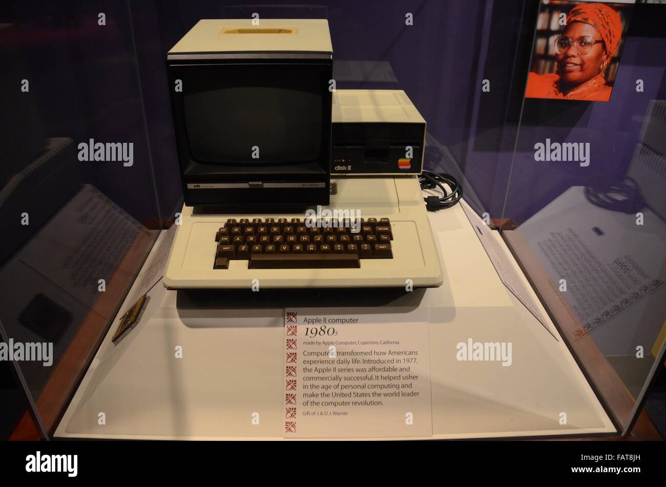 Museo Nazionale di Storia Americana apple computer 2 anni ottanta Foto Stock