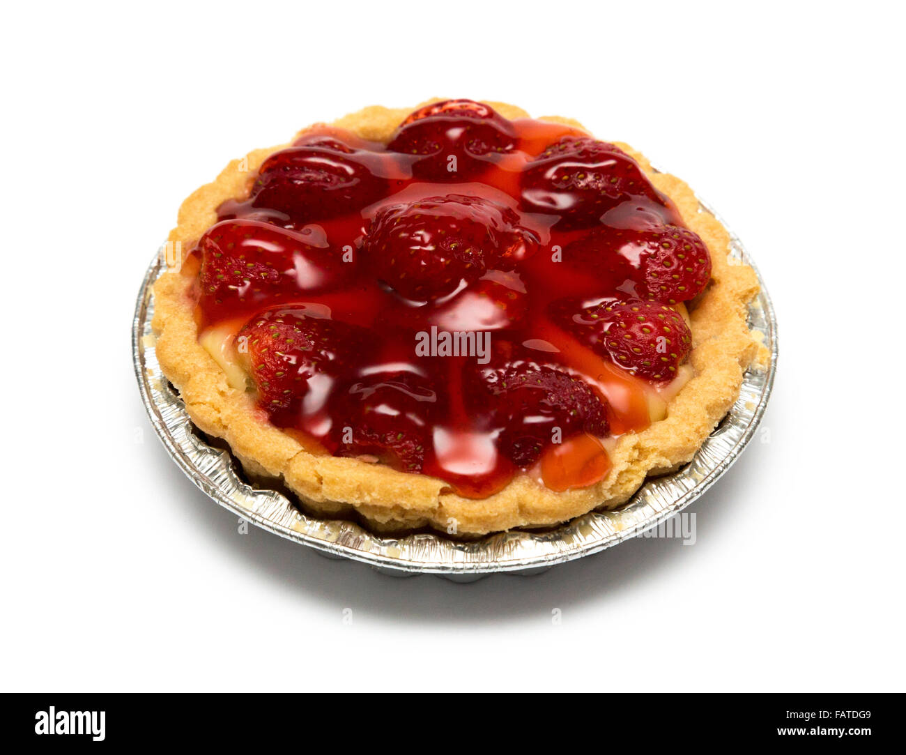 Crostata di fragole Foto Stock