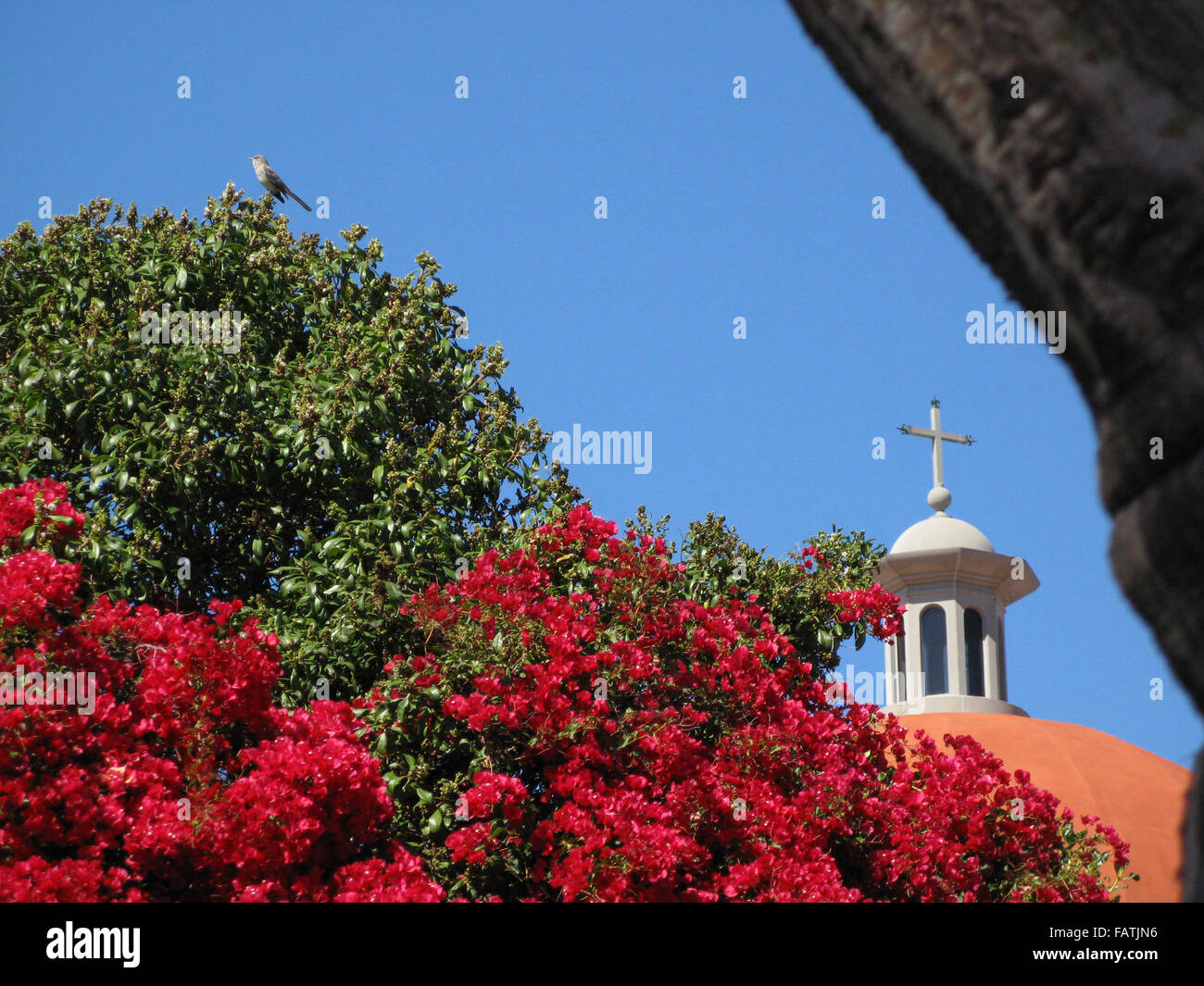 La missione di San Juan Capistrano in California Foto Stock