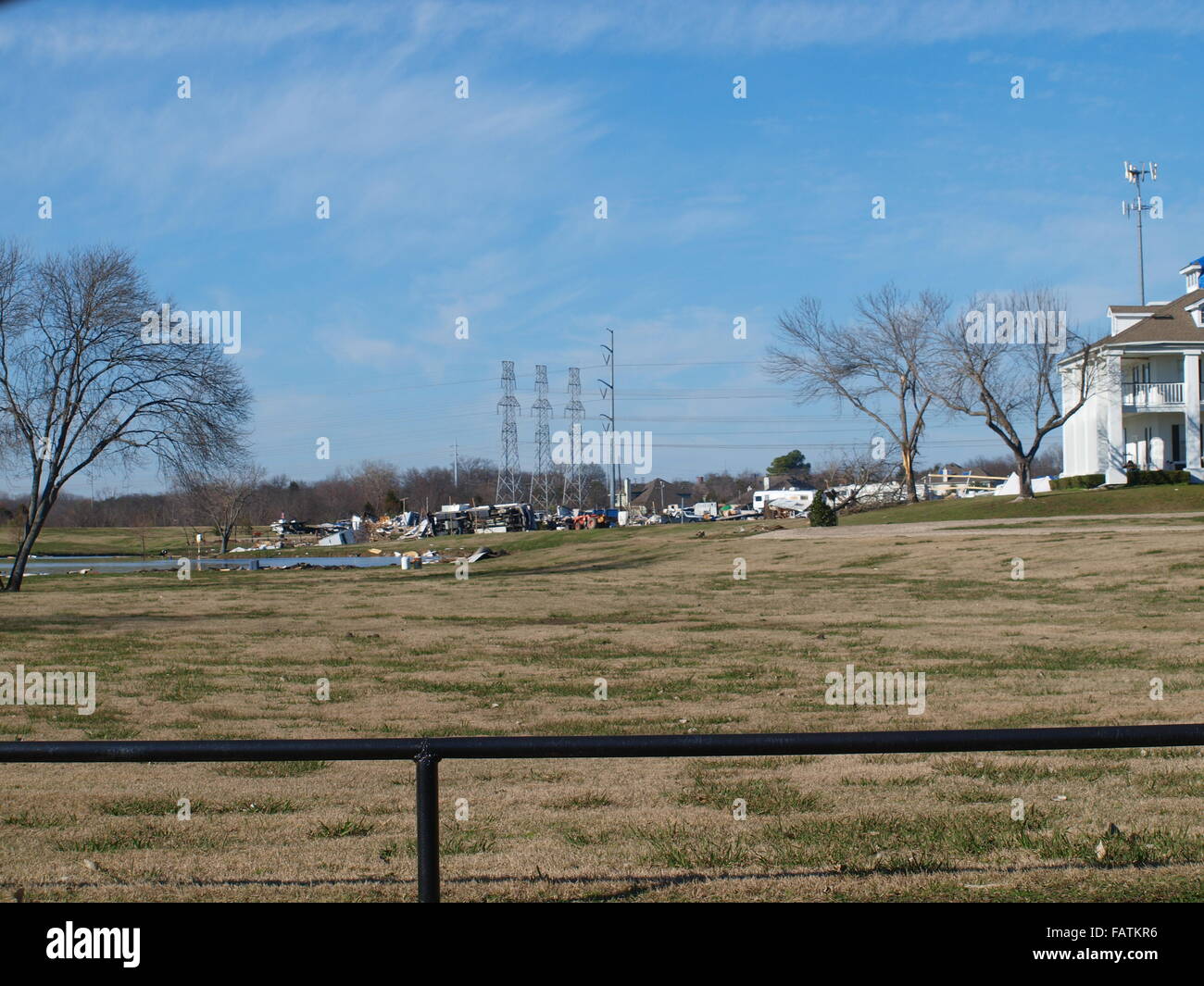Rockwall Deadly Tornado Foto Stock