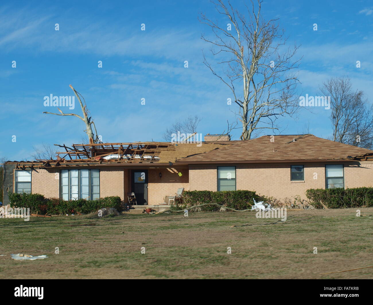 Rockwall Deadly Tornado Foto Stock