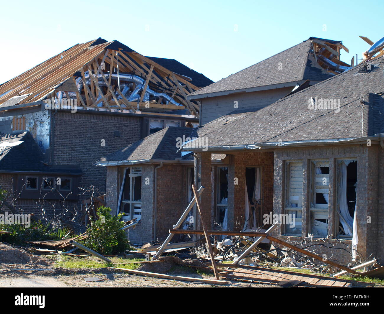 Rockwall Deadly Tornado Foto Stock