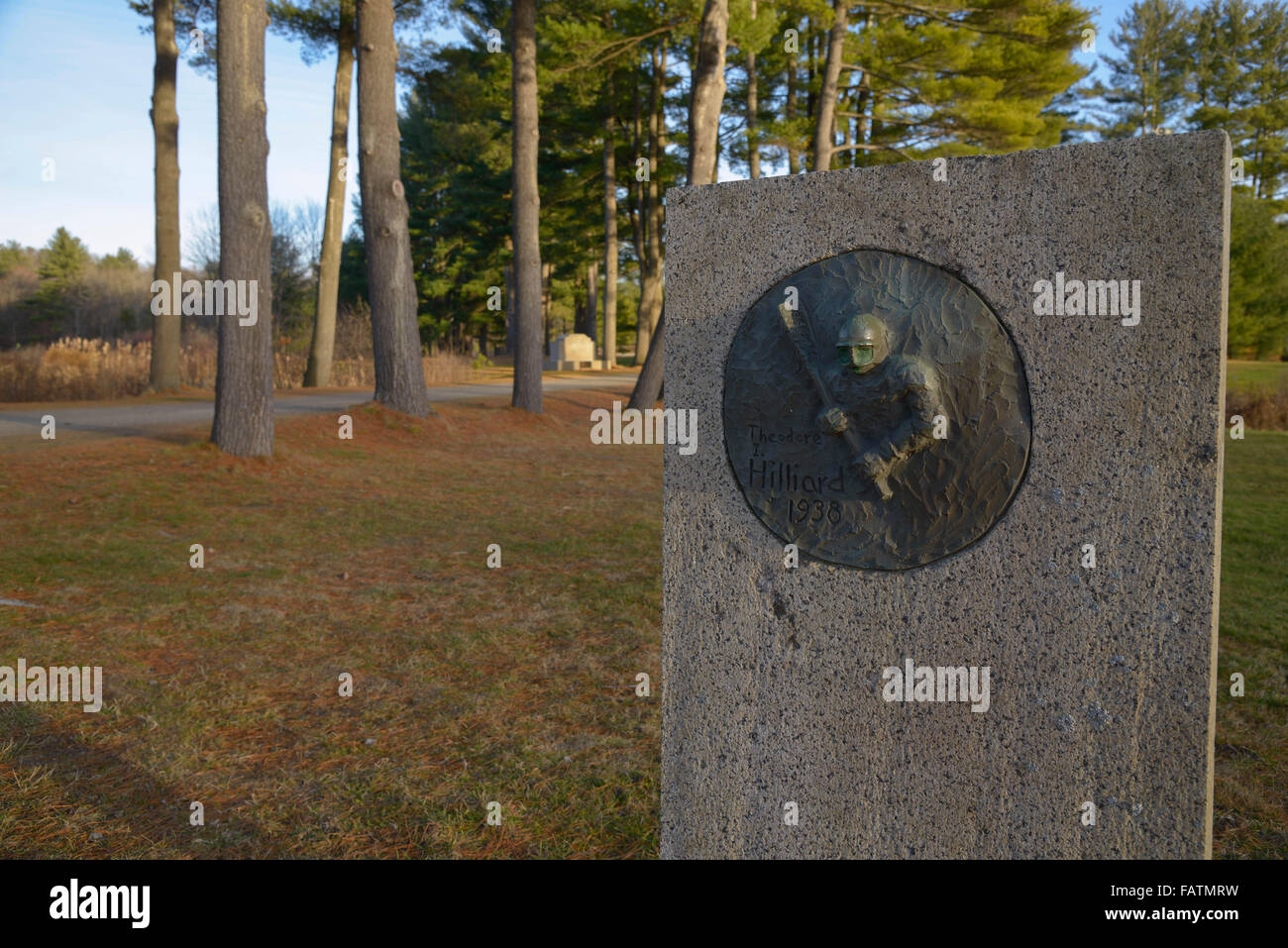 Phillips Exeter Academy Lacrosse Campo, New Hampshire Foto Stock